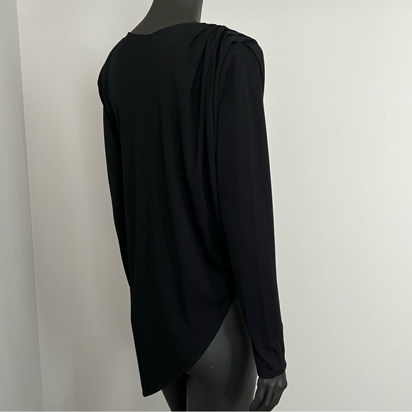 Laurence Corsin for Studio Mode Paris Asymmetrical Black Top Made in France  M/L - Picture 10 of 11
